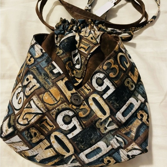 Bag & Clutch set handmade small new quirky cute monkey numbers - Picture 2 of 12